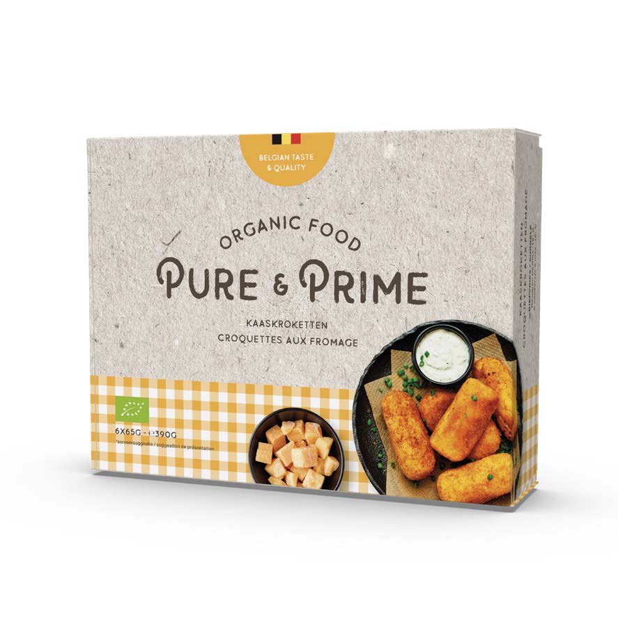 Pure & Prime Croquettes de fromage bio 6x65g
